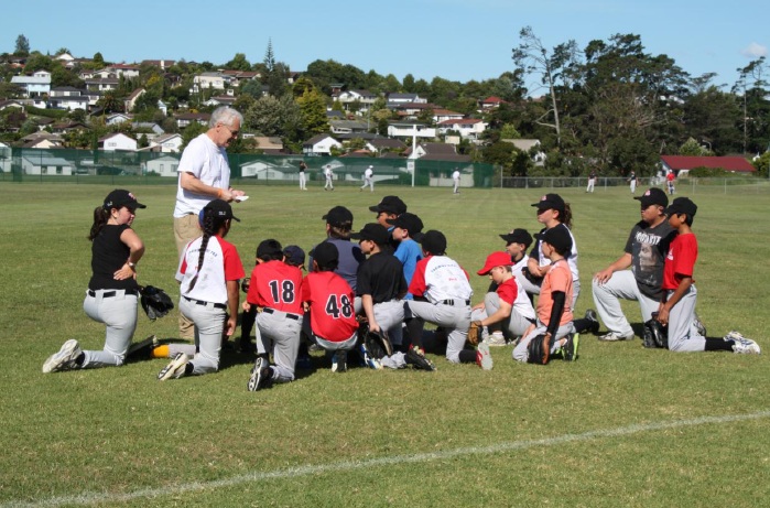 Phil Rognier coaching in New Zealand